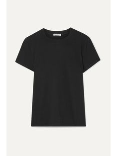 JAMES PERSE Vintage Boy cotton-jersey T-shirt | NET-A-PORTER Black Cotton Jersey Crew Neck Top, Basic Short Sleeve Cotton Jersey Tops, Basic Everyday Cotton Jersey Tops, Helmut Lang Jeans, Vintage Boy, Vintage Boys, Helmut Lang, Net A Porter, Women Collection