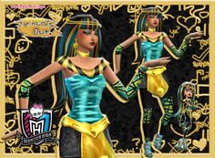 Monster High Cleo, The Sims4, Maxis Match