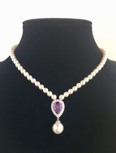 Pearl Backdrop, Backdrop Necklace Wedding, Backdrop Necklace, Root Cellar, Crystal Wedding Jewelry, Backdrops Necklace, Jewelry Purple, Bridal Pearl Necklace, Shiny Objects