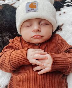 Carhartt Baby Outfits, Carhart Hats, Carhartt Hat, Kids Closet, Hospital Outfit, Kid Closet, Future Family, Second Baby