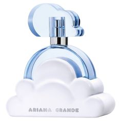 Ariana Grande Cloud Eau de Parfum is an uplifting fragrance. Inspiring. Dreamy. Playful. Ariana Grande’s fragrance CLOUD is the uplifting scent that imbues a thoughtful, artistic expression of positivity and happiness from Ariana to her fans. This addictive scent opens with a dreamy blend of alluring lavender blossom, forbidden juicy pear and mouthwatering bergamot. The heart of the fragrance is a whipped touch of crème de coconut, indulgent praline and exotic, vanilla orchid. Sensual musks and Ariana Grande Parfum, Koleksi Parfum, Ariana Perfume, Ariana Grande Fragrance, Ariana Grande Perfume, Ariana Grande Outfits, Sweet Like Candy, The Perfume, Perfume Lover