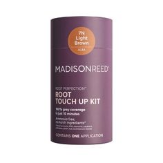 TOUCH-UP ROOTS AND GRAYS: Root Perfection is perfect for covering roots and greys to extend time between salon appointments and full hair color applications by three weeks—it blends seamlessly with existing salon hair color shades for beautiful, even gray coverage.

Quick fix: takes 10 minutes for 100% grey coverage. Full of healthy, hair-loving ingredients: keratin, argan oil, and ginseng root extract protect and pamper hair.No harsh ingredients: 100% ammonia-free, PPD-free, resorcinol-free, pa Full Hair Color, How To Dye Hair At Home, Salon Hair Color, Madison Reed, Conditioning Hair Mask, Ginseng Root, Root Touch Up, Hair Color Cream, How To Lighten Hair