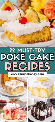 29 must try poke cake recipes that are easy to make and delicious for desserts