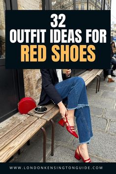 Explore stylish red shoe outfit ideas perfect for brunch, exploring, travel, and casual outings. Discover chic ensembles featuring red shoes that add a vibrant pop to any look. Red Shoes Outfits, Red Shoe Outfit, Red Shoes, Red Heels, Red Shoes Outfits For Women Summer, Red Shoes Outfit Work, Red Shoes Outfit Ideas, Red Shoes Outfits For Women Casual, Red Shoes Outfit Ideas Womens Fashion, Red Flat Shoes Outfit Ideas, Outfit Ideas For School Red Shoes, Outfit Ideas Red And Black Shoes Casual Outfits With Red Heels, How To Wear Red Shoes, Red Flats Outfit Ideas, How To Style Red Shoes, Red Shoes Outfits For Women, Plaid Shoes Outfit, Flat Shoes Outfit Ideas, Outfit Ideas Red And Black, Red Flat Shoes Outfit