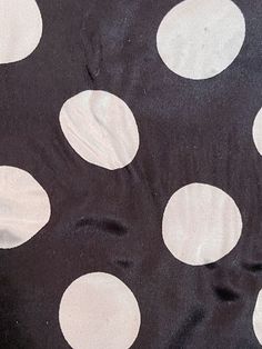 black and white polka dot print fabric