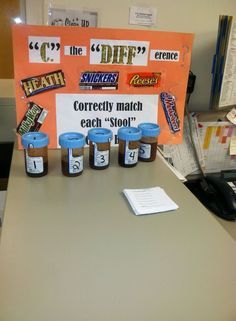 a table topped with lots of different types of candy