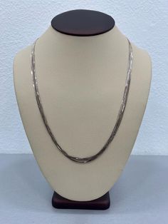 Real vintage 925 silver made in Italy with beautiful swirl link muti-chain design. 30'in chain with 7 individual 0.8mm width strands, weighs 13 grams. Needs cleaning. Silver Double Strand Delicate Chain Necklace, Silver Double Chain Multi-strand Necklace, Silver Multi-strand Double Chain Necklace, Silver Sterling Double Chain Necklace, Silver Double Strand Figaro Chain Jewelry, Classic Silver Multi-strand Necklace, Multi Chain Necklace, Real Vintage, Chain Design