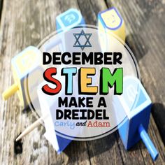 Includes both PDF and Easel Activities for Google Classroom remote learning and in-person STEM lessons.Integrate STEM with the Hanukkah STEM Challenge! In order to play the game, they will need to create a dreidel using only the materials provided. Excellent activity to introduce Hanukkah to your st... December Stem, Dreidel Craft, Holiday Stem Activities, Winter Stem Challenges, Thanksgiving Stem Activities, Olive The Other Reindeer, Hanukkah Game, Thanksgiving Stem, Christmas Stem Activities