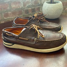 Reposhing This Item I Purchased From @Bukkymeff. Loved It, But Ready To Rotate For Something New. Questions? Leave A Comment Below! Classic Slip-on Boat Shoes With Moc Toe, Slip-on Boat Shoes With Textured Sole And Moc Toe, Visvim Shoes, Leather Slip-on Boat Shoes With Moc Toe, Brown Leather Slip-on Boat Shoes, Brown Slip-on Boat Shoes With Rubber Sole, Leather Boat Shoes, Boat Shoes, Brown Leather