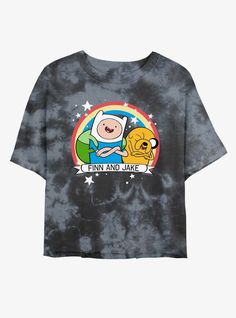 Please Note: wash pattern may varyLightweight 100% combed ring spun cottonWash cold; dry lowImportedListed in women's sizes Adventure Time Jake, Cutesy Outfit, Besties Forever, Forever Girl, Girls Tie, Tomboy Outfits, Crop T Shirt, Teen Boy, Womens Tie