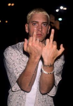 a man making the vulcan sign with his hands