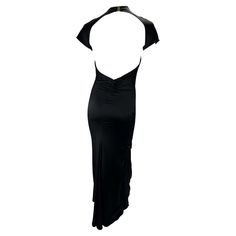 For Sale on 1stDibs - Presenting an iconic black silk Gucci gown, designed by Tom Ford. This gown from the Fall/Winter 2004 collection represents one of Ford’s last designs Luxury Fitted Backless Maxi Dress, Silk Fitted Maxi Dress For Black-tie Events, Elegant Silk Evening Dress For Black-tie Events, Luxury Backless Maxi Dress For Formal Occasions, Chic Silk Evening Dress For Black-tie Events, Black Luxury Evening Dress For Black-tie Events, Luxury Black Evening Dress For Black-tie Events, Black Luxury Silk Evening Dress, Luxury Black Maxi Dress For Evening Events