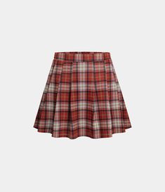 Women's High Waisted 2-in-1 Side Pocket Plaid Pleated Mini Casual Skirt - HALARA | HALARA Red Plaid Skirt, Summer Plaid, Pants Pocket, Tartan Design, Work Trousers, Leg Work, Bleach Wash, Flare Leggings, Brown Plaid