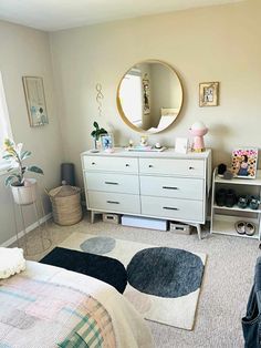 the bedroom is clean and ready to be used as a child's playroom