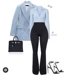 Blue Outfit Winter, Instagram Light, Mode Zara, Corporate Outfits, Classy Work Outfits, Church Outfits, Dressy Outfits