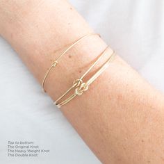 The Heavy Weight Bangle with a simple knot design. This piece is handmade in our Nashville studio and adds a special meaning to a Heavy Weight bangle. The Knot can represent an unbreakable connection or commitment, or signify a special kind of strength. Knot Bangle, Double Knot, Knot Design, Gold Bangle, Antique Diamond, The Knot, Custom Items, Heavy Weight, Ring Shopping