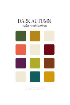 Dark | Deep Autumn color palette inspiration, personalized style advice, expert makeup suggestions, and more! Dark Autumn Color Palette, Makeup Suggestions, Soft Autumn Color Palette, Skin Tone Makeup, Color Palette Inspiration