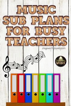 music sub plans for busy teachers