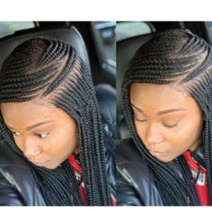 DESCRIPTION: At  Amiiluxuryhair❤  be sure to get your natural looking braided wigs, protective braided Hairstyles, that Save your Edges, while at the same time saving you time, money and getting you ready in a matter of minutes?  WIG QUALITY IS GUARANTEED Having Alopecia/hair loss we got you covered, our hair laces are suitable and comfortable for your hair needs. A quality braided wig from Amiiluxuryhair will help restore confidence giving you the opportunity to wear your favourite braid styles. PLEASE LEAVE THE FOLLOWING PREFERENCES IN THE TEXT BOX AT CHECK OUT. (1) Colour (2) Length (3) Phone Number (4) EMAIL ADDRESS WIG Specification: This lovely Boho braided wig is: ✄ comes frontal lace  ✄cornrow wig ✄Suitable for everyday and special occasions ✄Hand-tied lace with pre plucked part li Cornrow Wig, Hair To One Side, African Hair Braiding Styles, Easy Hairstyles For Medium Hair, Side Hairstyles, Braided Wigs, Best Wedding Hairstyles, Frontal Hairstyles, Braided Wig