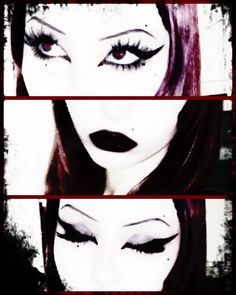 60s Goth Makeup, Mopey Goth Makeup, Trad Goth Makeup Ideas, Vintage Goth Makeup, 2000s Goth Makeup, Siouxsie Sioux Makeup, Goth Makeup For School, Different Goth Styles, Simple Goth Makeup Look