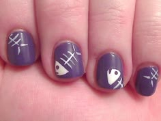 Most Popular Nails, Coco Art, Nails Paint, Fish Nails, Nails Photos, Nails Jewelry, Makeup And Hairstyle, Fish Bones, Nail Painting