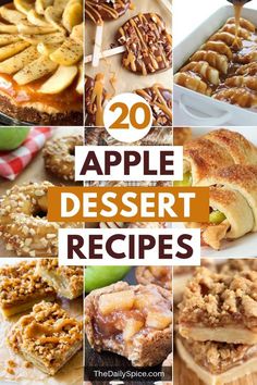 20 apple dessert recipes that are delicious and easy to make with the help of your family