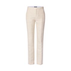 LOUIS VUITTON® - Side Accent Tailored Pants - Beige Chiné Louis Vuitton Official Website, Stole Scarf, Leather Denim, Louis Vuitton Official, Tailored Pants, Knitwear Tops, Pant Shirt, Tailored Trousers, Bags Shoes