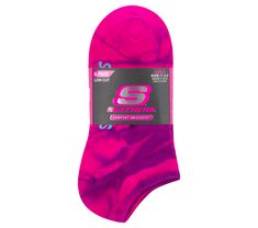 An endless variety of colorful choices and comfort come with the Skechers Accessories 6 Pack of Tie-Dye Sport Fashion Socks. Soft poly blend fabric in a low ankle height athletic sporty comfort sock with comfort stretch and colorful tie-dye look. | Skechers Girl's 6 Pack Tie Dye Sport Fashion Socks | Cotton / Poly blend fabric | Added stretch comfort | Low ankle height sporty walking socks design | Fun colorful tie-dye designs for unique look | Contrast colored Skechers logo on bottom sole panel Trendy Sports Socks For Spring, Sporty Pink Socks For Sports, Sporty Pink Sports Socks, Comfortable Sports Socks For Spring, Pink Sports Socks, Breathable Sports Socks For Spring, Trendy Stretch Socks For Sports, Trendy Stretch Sports Socks, Comfortable Breathable Pink Socks