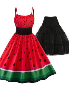 Save more with Retro Stage top seller bundles!?(This offer cannot be combined with any other promotions.)Shipping Fee: Free Shipping (Except For Remote Areas)Color:?Red, BlackDresses Length: Knee-LengthStretch: Little StretchDress Zipper: Side ZipperPackage Content:?1 x Women Dress,?1?x?PetticoatCare Instructions: Machine Washable Red 1950s Watermelon Patchwork Dress -?35.89USD >> 1950s Petticoat Tutu Crinoline Underskirt -?17.98USD >> ? Retro Stage, Watermelon Dress, Floral Embroidery Dress, Sequin Evening Dresses, Vintage 1950s Dresses, Mini Dress Formal, 1920s Dress, 1950s Dress, Formal Dresses For Women