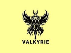 the logo for valkyrie, an online store that sells clothing and accessories to people in