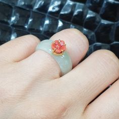 🌱Handcrafted silver ring 🌱925 silver (gold plaitng) and natural coral, natural jade (not A, treated) 🌱Authentic Korean jewelry 🌱Handmade in Korea 🌱Free standard shipping from Seoul Korea 🌱Take approximately 14 - 30 days to arrive worldwide Size Guide * The approximate size and weight are provided in the photos. * For rings: please do not size up. Regardless of the thick band or double ring designs, we recommend that you order your regular ring size. Important Notice for Shipping * Please p Traditional Korean Hanbok, Korean Jewellery, Korean Hanbok, Rings Mens Wedding Bands, Korean Jewelry, Natural Coral, Jade Ring, Double Ring, Seoul Korea