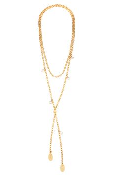 The Cerise Necklace - Pearl Gold