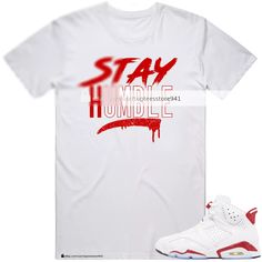 Shirt To Match Jordan 6 Red Oreo | eBay