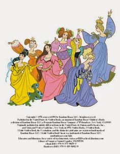 an image of disney princesses with their names in the bottom right corner and on the left side