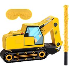 an image of a construction vehicle made out of paper