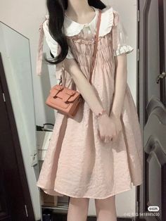 Korea Dress, Pink Outfits, Date Outfits, Korean Outfits, Aesthetic Outfits, Pretty Dresses, Fashion Dolls, Dress Collection