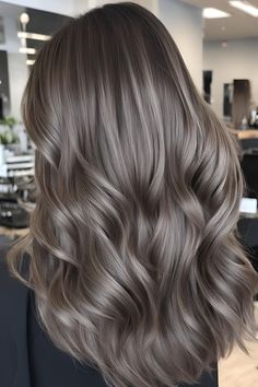 39 Brown Hair Colors for Different Skin Tones Mushroom Brown With Highlights, Light Brown Grey Hair, Ash Brown Formula, Cool Tone Brown Hair, Ash Brown Hair With Highlights, Foam Hair Dye, Grey Brown Hair