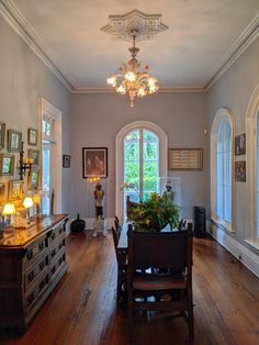 the dining room is clean and ready for us to use