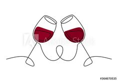 two glasses of red wine sitting on top of each other with their faces covered by wires