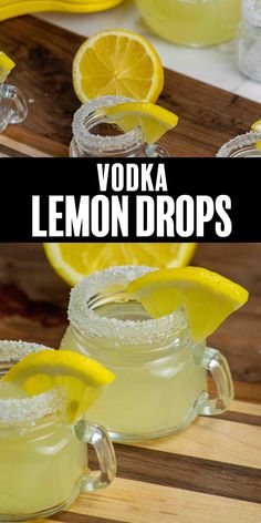 vodka lemon drops are the perfect way to use up that old fashioned drink mix and serve it as an appetizer