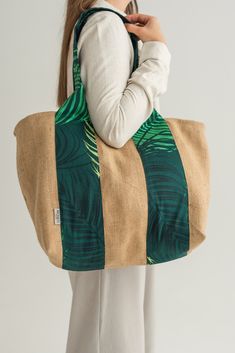 Large Beach Bags, Coffee Sacks, Limited Edition Bag, Jute Totes, Handcrafted Bags, Market Tote, Craft Bags, Jute Bags, Beach Tote