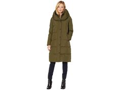 LAUREN Ralph Lauren 3/4 Down Pillow Collar - Women's Clothing : Loden : Fashion meets function in the LAUREN Ralph Lauren Down Pillow Collar Parka. The quilted puffer jacket features a pillow shawl collar at the hoodie and a zip-up interior bib for a versatile, layered look. Insulation: • Down-blend insulation provides high warmth with low weight. • Horizontal baffles keep insulation in place. • Paired with a synthetic, polyfill insulation through the hood. Stand collar at the inset. Snap-button Quilted Puffer Jacket, Quilt Jacket, Down Coat, Down Pillows, Layered Look, Shawl Collar, Lauren Ralph Lauren, Puffer Jacket, Snap Button