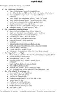 an image of the month's food and drink list for each type of meal