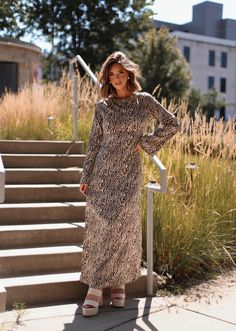 Daring Instincts Maxi Dress ACOA Fall Party Maxi Dress With Bell Sleeves, Chic Bell Sleeve Maxi Dress For Fall, Long Sleeve Leopard Print Maxi Dress For Spring, Elegant Leopard Print Maxi Dress For Fall, Chic Leopard Print Maxi Dress For Fall, Leopard Print Maxi Dress For Fall, Fall Chic Leopard Print Maxi Dress, Center Of Attention, New Tops