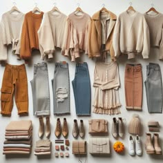 Modern granola girl boho capsule wardrobe AI generated Soft Autumn Boho Outfits, Granola Girl Wardrobe, Soft Autumn Capsule Wardrobe 2024, Granola Girl Capsule Wardrobe, Granola Capsule Wardrobe, Cottage Core Capsule Wardrobe, Boho Autumn Outfits, Autumn Boho Outfits, Soft Autumn Outfits Capsule Wardrobe