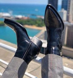 Mens High Heeled Boots, Men In Heeled Boots, Men Heel Boots, Men Heels Boots, Heeled Boots Men, Mens Heels, Men In Boots, Men Heels, Black Mens Boots