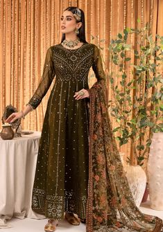 Beautiful Eid Collection can wear on any occasion for reception or Party Wear. Choli Design, Chiffon Sleeves, Choli Designs, Chiffon Collection, Embroidered Sleeves, Embroidered Chiffon, Luxury Wear, Chiffon Shirt, Fabric Stores Online