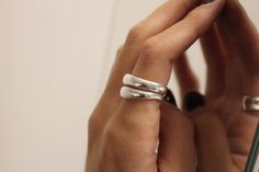 This is a handcrafted design, one of a kind made of sterling silver 925. You will receive it in a beautiful package easy for gift giving. All orders are shipped registered with Hellenic Post including a tracking number. Should you have any question please feel free to convo me. Triangle Ring, Unusual Rings, Spiral Ring, Chunky Ring, Swirl Ring, Geometric Ring, Chunky Rings, Everyday Rings, Modern Ring