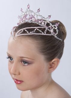 Headpiece Ideas, Ballet Crowns, Ballet Crafts, Ballet Tiaras, Ballet Headpieces, Ballet Hairstyles, Beaded Crown, Tiara Headpieces, Crystals Swarovski