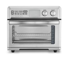 an oven with the door open on a white background